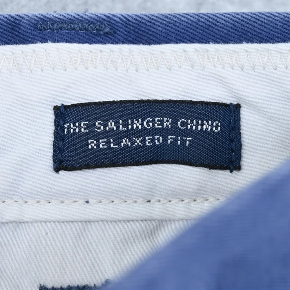 100% Cotton Polo Ralph Lauren Men 34 Blue Salinger Chino Shorts Relaxed Fit